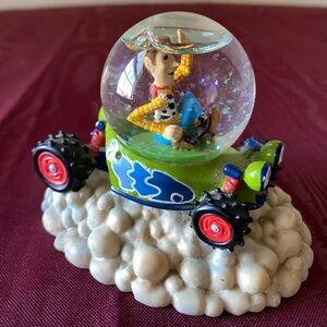 Disney Pixar Toy Story Woody Mini Snowglobe RC Car Rare Retired